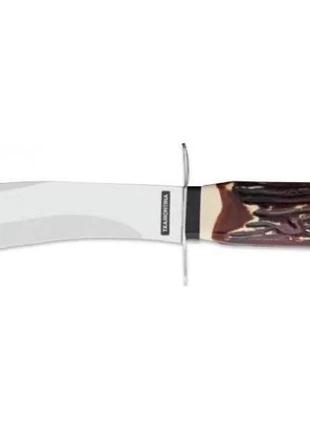 Туристичний ніж із неіржавкої сталі в чохлі tramontina 26017/105