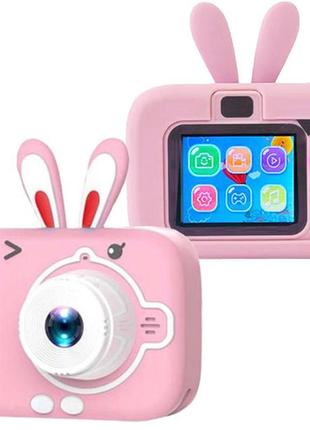Дитячий цифровий фотоапарат x900 rabbit pink