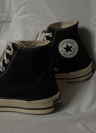 Вінтажні кеди конверс converse chuck 70 hi black3 фото