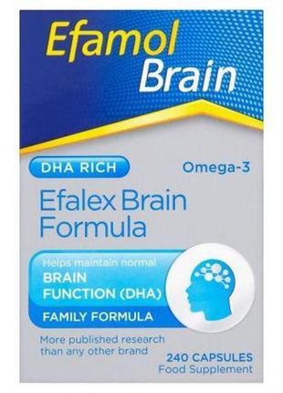 Efamol efalex omega-3 brain formula 240 (ефамол ефалекс)