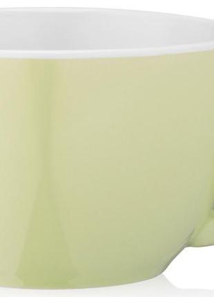 Ardesto чашка merino, 480 мл, салатова, кераміка