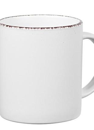 Чашка ardesto lucca 360 мл, winter white (ar2930wmc)