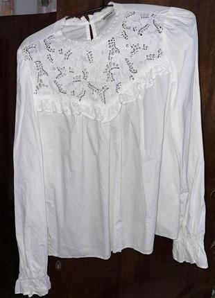 Женская блуза батист stradivarius4 фото