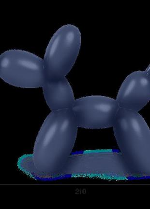 Статуетка "пес із кульки" (синій) (dh-st-06 dark blue)8 фото