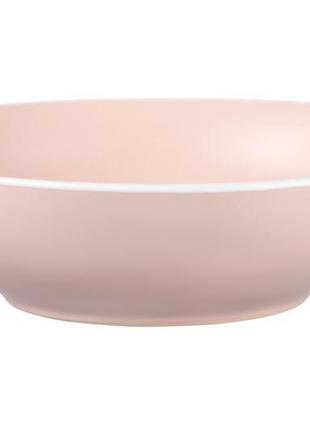 Ardesto soup plate cremona, 20 см, summer pink, ceramics