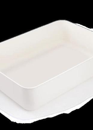 Ящик для зберігання mvm fh-12 l white пластиковий білий3 фото