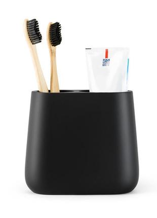 Підставка для зубних щіток та пасти richmond чорна (ba-08 black)