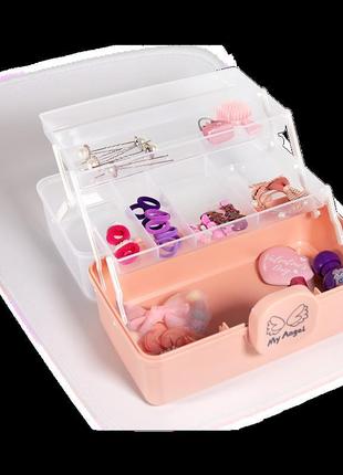 Органайзер для косметики, дрібниць, медикаментів mvm pc-16s pink3 фото