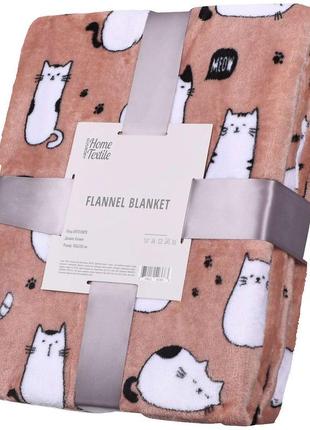 Плед ardesto flannel 160 х 200 см котики (art0108pb)1 фото