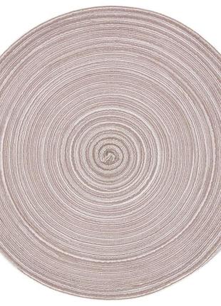 Ardesto килимок сервірувальний круглий 38 см, grey