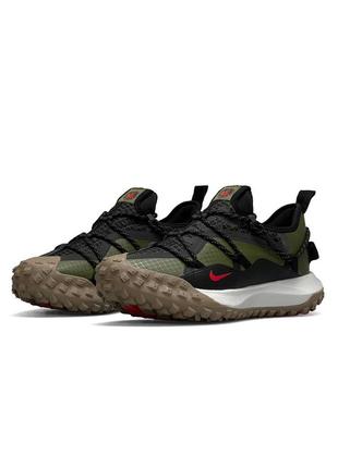 Мужские кроссовки nike acg mountain fly low khaki black