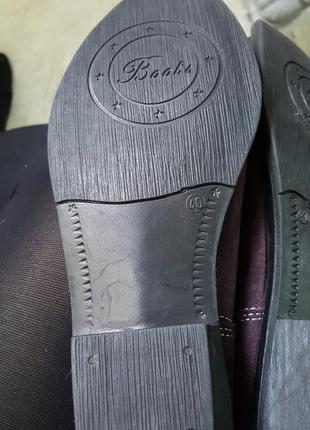 Новые стильные модные ботинки " cable" из натуральной замши фиолетового цвета40 разм6 фото