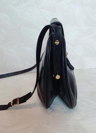Красивая кожаная сумка кросс боди3 фото