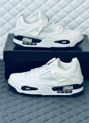 Кросівки nike jordan 4 retro кроссовки унисекс найк джордан ретро 4 кросовки джордан6 фото