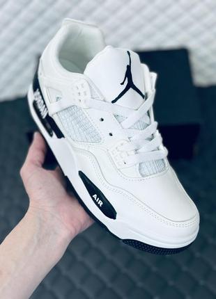 Кросівки nike jordan 4 retro кроссовки унисекс найк джордан ретро 4 кросовки джордан5 фото