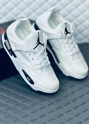 Кросівки nike jordan 4 retro кроссовки унисекс найк джордан ретро 4 кросовки джордан4 фото