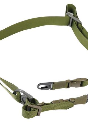 Ремінь 2-точковий kiborg gun sling g-2 з пряжкою швидкого регу...