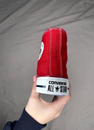Converse all star - red9 фото