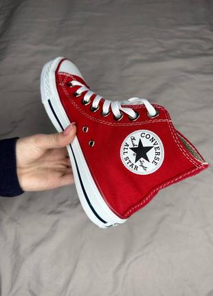 Converse all star - red4 фото