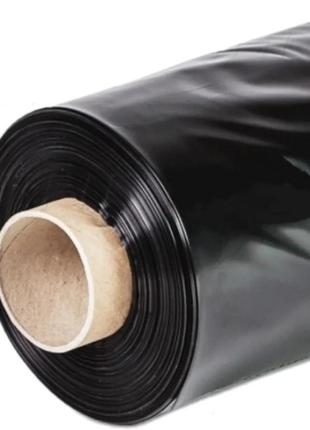 Плівка 120 мкм чорна 6*50 м для мульчування та будівництва