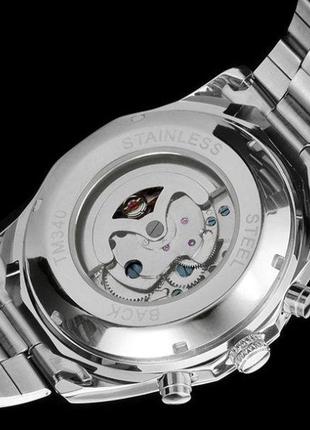 Чоловічі наручні годинники круглі механічні маталлические брас...10 фото