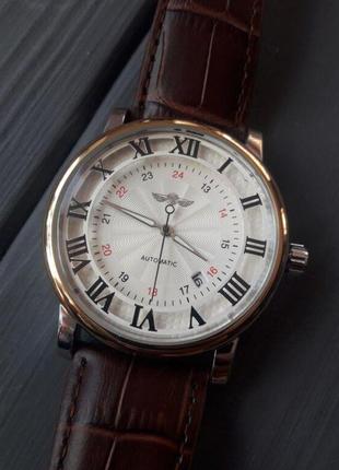 Чоловічі наручні годинники круглі механічні гарантія 6 місяців...4 фото