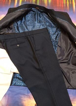 Мужской нарядный костюм тройка aljeca пиджак рубашка брюки штаны платок платочек р. 54 56 xl 2xl xxl6 фото