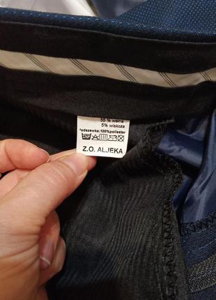 Мужской нарядный костюм тройка aljeca пиджак рубашка брюки штаны платок платочек р. 54 56 xl 2xl xxl10 фото