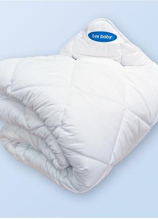 Ковдра євро біла luxbaby premium, розмір 200х200см