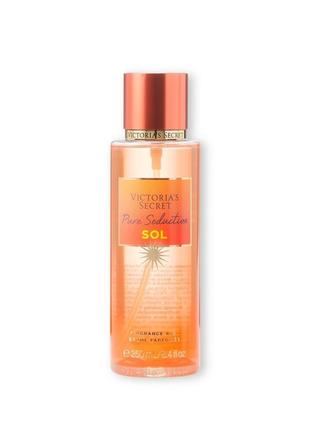 Парфюмированный увлажняющий спрей victorias secret pure seductun sol.