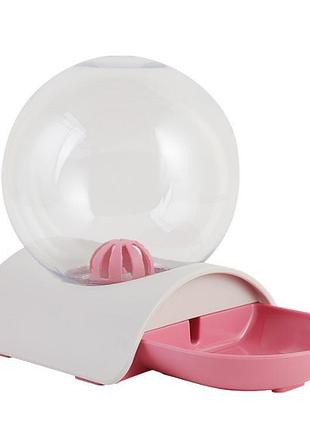 Автовиразник для котів і собак bubble шар 2,8 літра рожевий