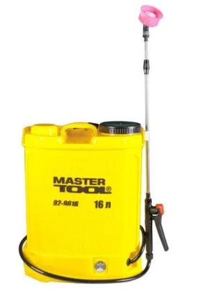Обприскувач акумуляторний mastertool — 16 л