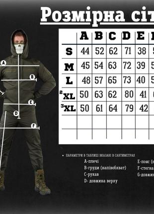 Тактичний костюм poseidon 3в1 олива  855979 фото