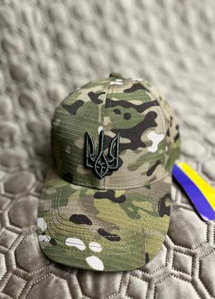 Кепка бейсболка ukraine украина трезубец пиксель лето 56-58