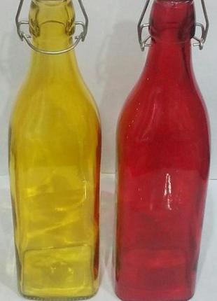 Пляшка скляна для жыдких продуктів empire м-18721 фото
