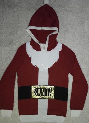 Next санта santa новий рік merry christmas брендовий светр4 фото