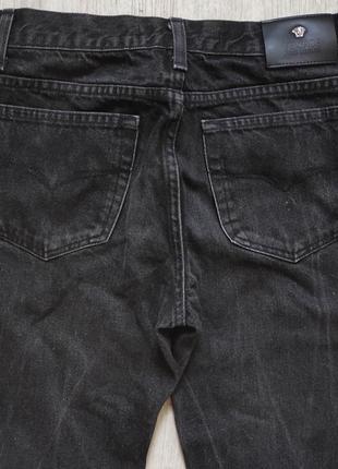 Versace jeans couture джинси брендові жіночі чорні8 фото