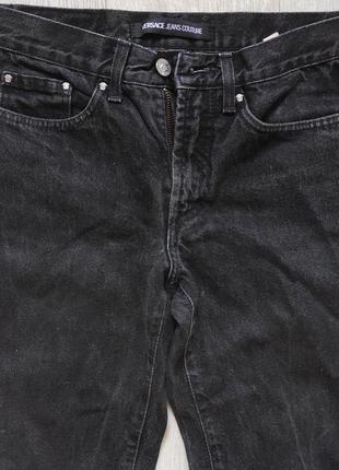 Versace jeans couture джинси брендові жіночі чорні10 фото