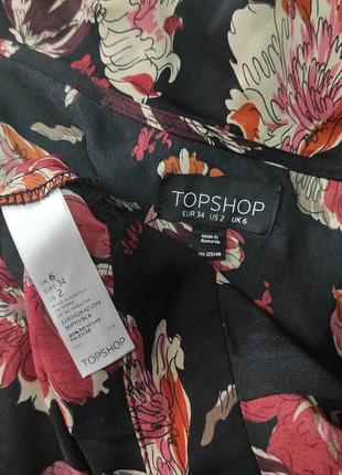 Topshop комбінезон короткий шорти накидка квіти без рукава9 фото