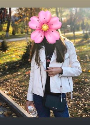 Шкіряна куртка mango