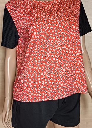 Kenzo paris футболка блуза жіноча квіти візерунок принт літо2 фото