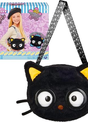 Интерактивная сумочка purse pets sanrio hello kitty and friends chococat spin master1 фото