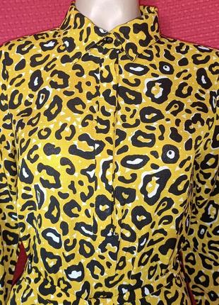 Casual ladies сукня туніка сорочка гудзики пума пантера8 фото