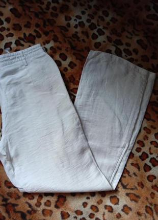 Steinmann літні лляні широкі штани штани кюлоти висока...5 фото