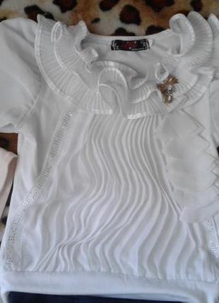Комплект спідниця, блуза болеро можна в школу 5-7років4 фото