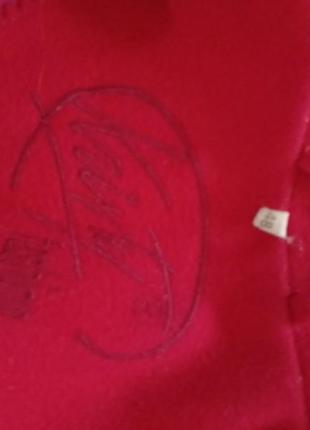 Крісті червоне-вишновое жіноче пальто вовна 52-54р4 фото