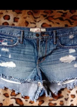 Hollister круті укорочені джинсові шорти 29р2 фото