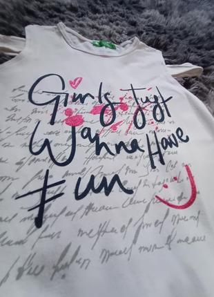 Ошатна футболка туніка дівчинці з красивою спинкою 9-11л3 фото