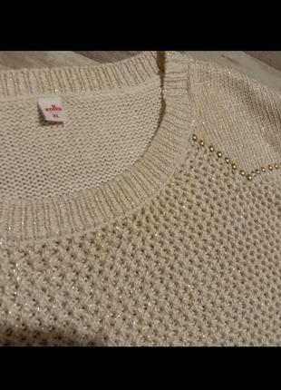 Zolla ошатний светр джемпер із люрексом л-хл.4 фото