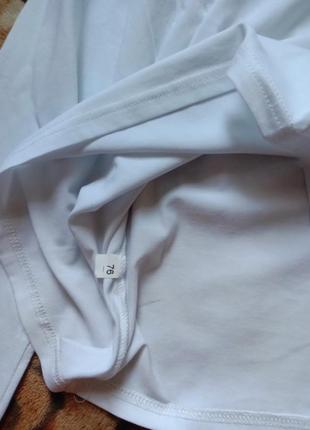 Нова ошатна біла блуза кофта можна в школу 8-10років4 фото